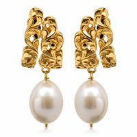 Pendientes Maria e Luisa Jewels Mujer in Plata Perla OA0210-PERLA